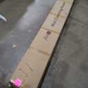 Art3d 4-Pack Glue-On Fine Bar Wainscoting Panel for Interior Wall Decor - 104 x 12 Inch Polystyrene Ultralight Slim Slat Wall Panels for Living Room Bedroom, Teak