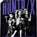 Jay Franco Kids Plush Throw Blanket  Ultra Soft Cozy Plush Fleece for Bed, Couch, Sofa, Home Dcor, Official Licensed Kpop Demon Hunters, Black - Huntrix, 50x60 - Large Throw