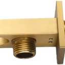 Wall Mount Handheld Shower Head Bracket Holder, Stainless Steel Hand Wand for Handheld Shower, Brushed Gold