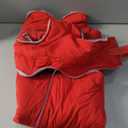 Lelepet Warm Dog Coat - Reflective Waterproof Fleece Vest with Adjustable Buckle Hook & Loop, Windproof Winter Jacket Dog Coats for Small Medium Large Dogs, Red, XXL (2XL)