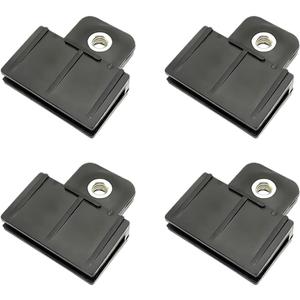 Window Glass Channel Retainer Clips - Front Door Window Regulator Retainer Glass Lifter Bracket Slot Fixing Clip - Solid Structure Auto Repair & Replacement Accessories for Most Cars (4PCS)