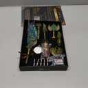 NC Quill Pen and Ink Set, Feather Calligraphy Pen, Wax Seal Stamp - Valentine's Day Gift, Holiday Ideal for Writing Lovers (Green)