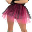 Spooktacular Creations 9 Pcs 80s Costume Accessories Set with Tutu Skirt Headband Glasses Necklace Leg Warmers & Other Accessories for Halloween Cosplay Party