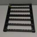 Earring Holder Organizer,7 Layer Wall Mounted Ear Stud Display Storage, Black Metal Large Capacity Earring Organizer Hanging.