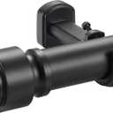 Heavy Duty Non- Adjustable 108In/9Ft Curtain Rods for Windows, Matte Black