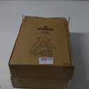 ASAWASA Resin Fairy House Statues with Solar Powered Lights, Funny Garden Sculptures with Flocked and Cobblestone Decor, Exquisite Garden Cottage Figurines