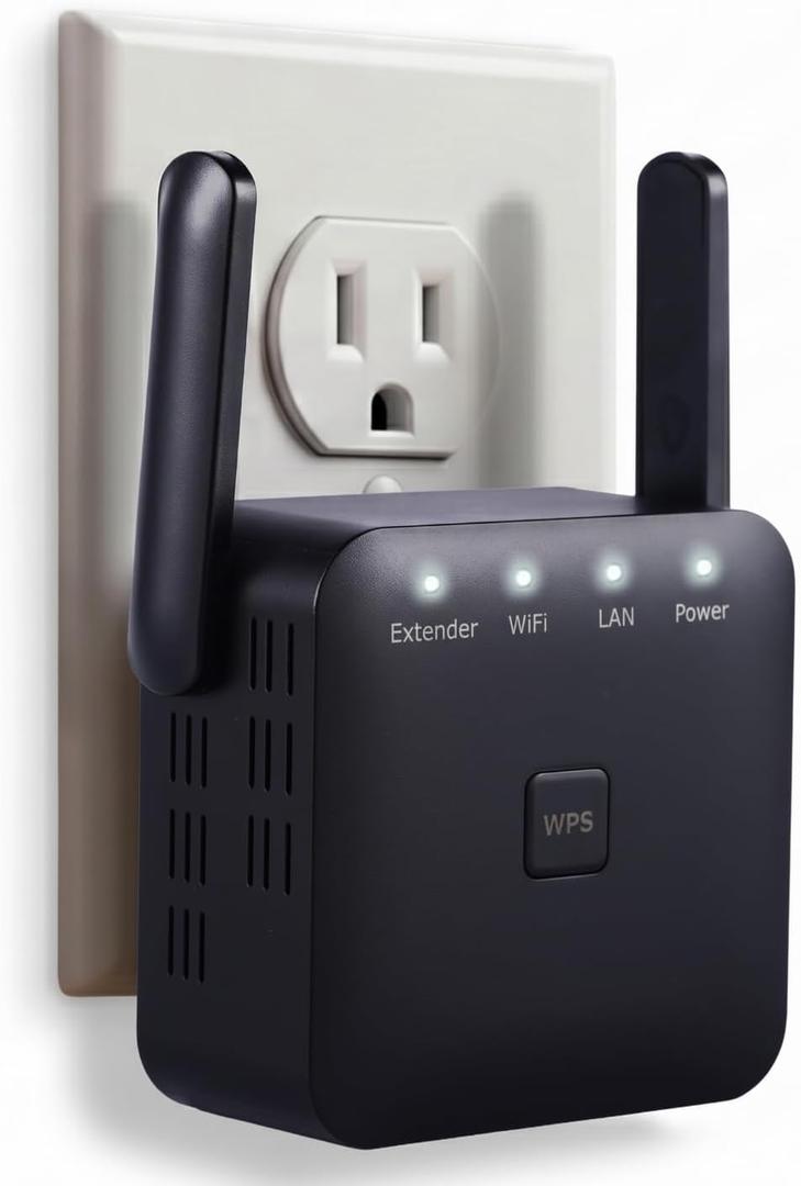 2026 Fastest WiFi Extender, WiFi Repeater, WiFi Booster, Covers Up to 10000 Sq.ft and 80 Devices, Internet Booster  with Ethernet Port, Quick Setup, Home Wireless Signal Booster