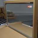 S'bagno 32X24 Gold LED Mirror for Bathroom with Frontlit & Backlit, LED Bathroom Mirror with Metal Frame, Anti-Fog, Stepless Dimmable, 3 Colors Temperature LED Vanity Mirror(Horizontal/Vertical)