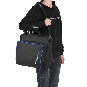 Zerone Portable Carrying Bag Travel Shoulder Bag Storage Case for PS4 Pro Black