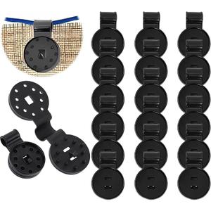 100 Pack Shade Cloth Clips, Sun Shade Net Clip, Fabric Clips, Round Plastic Heavy Duty Lock Grip for Anti Bird Netting, Gardening & Windproof Awning Clamp
