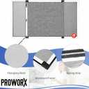 PROWORX Adjustable Window Screens Expandable, 2 Pack 10" H x 19"-36" W Horizontal and Vertical Adjustable, Durable Replacement Screens for House Windows, Aluminum Frame with Repair Tape, Safety Rope