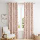 Ceramic Curtain Rods for Windows 18 to 55 Inch,1 Inch Adjustable Telescoping Drapery Rod Heavy Duty Window Treatment Single Curtain Rod Set for Bedroom,Gold Beige