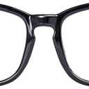 MAXJULI Blue Light Blocking Glasses,Computer Reading/Gaming/TV/Phones Glasses for Women Men(Shiny Black)