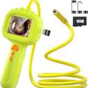 IWOBAC 2.6FT Borescope Snake Camera Toy with Light & 16GB SD Card for Kids Science Educational STEM Toys for Outdoor Camping Nature Exploration Birthday Gift for 4 5 6 7 8 9 10 12 Years Old Boys Girls