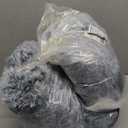 Calming Dog Bed X-Large, Soft Round Cuddler Dog Beds Fluffy Plush Faux Fur Pet Beds, Anit-Anxiety Self-Warming Comfy (32", Light Grey)