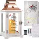 Memorial Lantern, Sympathy Gifts for Loss of Mom/Dad/Loved One, Bereavement Gifts, in Memory of Loved One Lantern,Celebration of Life, Memorial Gifts, Funeral Lantern,A Limb has Fallen from The ...