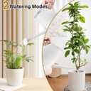 Watering Can - for Indoor and Outdoor House Plant Garden - with Long Spout - 1/2 Gallon - White