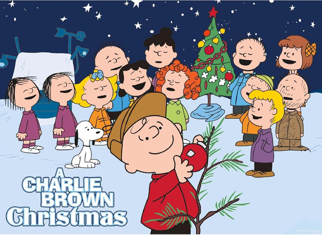 Aquarius Peanuts Charlie Brown Christmas 1000-Piece Puzzle  Holiday Jigsaw for Adults and Kids, Officially Licensed Peanuts Christmas Collectible