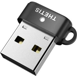Thetis Nano-A FIDO2 Security Key Hardware Passkey Device with USB Type A, TOTP/HOTP, FIDO2.0 Two Factor Authentication 2FA MFA, Works with Windows/mac/iOS/Android/Linux/Gmail/Facebook/GitHub/Coinbase