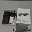 Rumatas Bone Conduction Headphones, Swimming Headphones Underwater Open Ear Builtin 32GB Memory IPX8 Waterproof for Swimming, Running, Cycling, Black