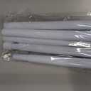 2 Complete Spring Tension Curtain Rods (6 Sections Total) - 33 to 59 Inches, Adjustable Curtain Rods No Drilling Spring Loaded Curtain Rods for Windows Doors, White