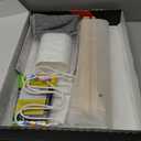 LED Note Board with Colors, Rechargeable 17-Inch Doodle Glow 9-Mode Light Up Desk Sign Letter Message Memo Drawing Dry Erase Board for Classroom/Home Decor/Office/Gifts, 5 Markers & Tracing Book (Natural+clear)