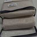 100% Blackout Shield Linen Blackout Curtains for Bedroom 120 Inches Long, Back Tab/Rod Pocket Living Room Drapes, Thermal Insulated Blackout Curtains 2 Panels Set, 50" W x 120" L, Oatmeal