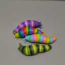 Kabvy Sensory Slug Fidget Toys 6 Pack, Easter Egg Fillers, Sensory Toys for Autism, ADHD, Anxiety and Stress Relief, Easter Basket Stuffers for Kids Toddlers Girls and Boys