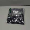 Black Half Moon Arch Cover Wedding Arch Backdrop Backdrops for Weddings Parties Baby Showers Event 6ft(Black,6x3ft)