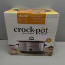 Crock-Pot 7-Quart Slow Cooker, Portable Programmable with Timer, Locking Lid, Stainless Steel; an Essential Kitchen Appliance, Perfect for Families and Gatherings