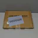 ATM Neon Sign, Small Size, 12"6", USB Powered, 9 Levels of Brightness, Suitable for Bank Supermarket Convenience, Easy to Install on Store Wall Window as Room Decoration (Red, Transparent Acrylic)