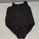 DANSHOW Tank Dance Leotards for Girls,Back M Straps 11-12Y, Black 