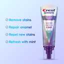 Crest 3D White Deep Stain Remover Toothpaste, Teeth whitening for Adults, 3.1oz, 2 Pack, Sensitivity Safe, Enamel Repair, Cavity Protection, Fluoride Toothpaste, Travel Size Toiletries