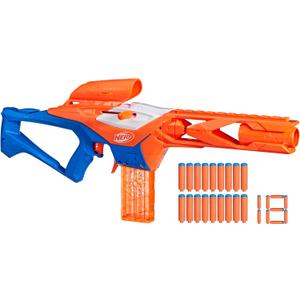 Nerf N Series Pinpoint Dart Blaster, 18 N1 Darts Compatible Only N Series Blasters, 10-Dart Clip, Blaster Gifts for Kids, Medium