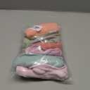 8-Pack Organic Baby Bibs for Girls, Boys - Quilted Cotton Cloth Baby Drool Bibs for Drooling and Teething Toddler, Newborn, Infant, Soft & Super Absorbent (Muted Pastel)