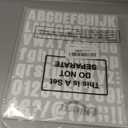 Qilery 32 Sheets 1 Inch Letter and Number Stickers Self Adhesive Vinyl Letters Alphabet Stickers Big Font Letters Number Tags for School Classroom Home Mailbox Decor (White)