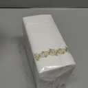 Yinder 200 Pack Disposable Hand Towels Bathroom Napkins Decorative Guest Towels Soft and Absorbent Linen Feel Paper Towel for Christmas Parties Weddings Dinners or Events (Gold)