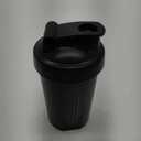 Shaker Bottle with Balls Leak Proof Drink Ideal for Workout Supplements,Protein Powder, BPA Free, Nutrition, Portable Fitness Enthusiasts Athletes，20oz，Black