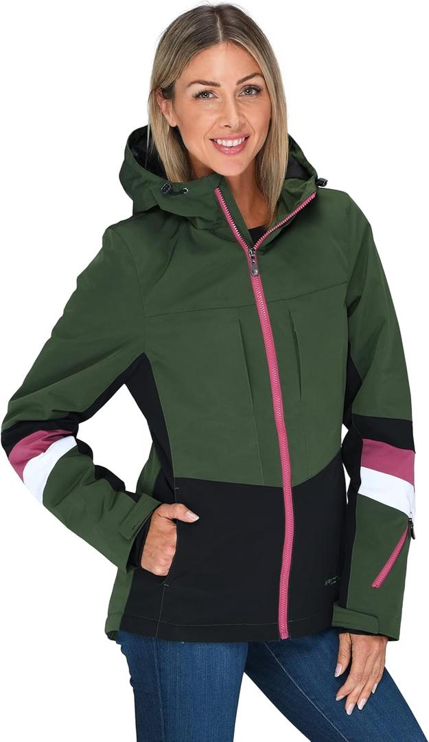 Arctix Women's Chamonix Jacket (1X, Tarp Olive)