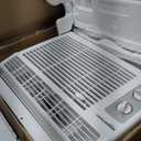 Amazon Basics 5000-BTU Window Air Conditioner with Quiet Operation, Up to 150 Sqf, Cool and Fan Functions, Washable Filter, Adjustable Window Kit, Intuitive Mechanical Controls, for Small Room, White