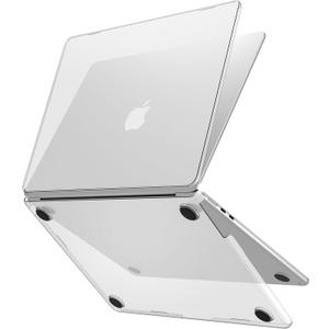 ProCase Hard Shell Case for MacBook Air 13 inch 2026 2025 2024 2023 2022, M5 A3449, M4 A3240, M3 A3113, M2 A2681, Laptop Cover for MacBook Air 13.6" -Clear
