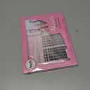 Lash Clusters Kit, DIY Cluster Eyelash Extensions 516mm,132pcs Fluffy D Curl Natural Lashes with Bond and Seal,Remover, TweezersNatural Fake Cat Eye Individual Manga Clusters 1-2-L