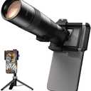 APEXEL 30X Telephoto Lens for iPhone with Tripod - Professional Photography Camera Lens Compatible with iPhone 16/15/14 Pro Max, Samsung & Pixel