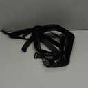 Fastening Hook and Loop Cable Straps,10Pack Black Self-Adhesive Cable Ties,Nylon Securing Straps with Buckles,Adjustable and Reusable Cinch Straps for Cords Organized and Tidy(1" x 24")