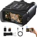 JStoon Digital Infrared Night Vision Goggles - 4''/3'' Night Vision for Viewing in 100% Darkness-4K UHD/4K Video for Hunting, Camping, Birds Watching