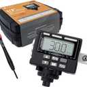 MULWARK 1/2" 3 Color Visual Signal Digital Torque Adapter with Tire Pressure Gauge - Calibrate Digital Torque Wrench Adapter with LCD Backlight (7.4 to 147.5 ft-lbs)