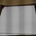 Chuangdi 120 Pcs Photo Album Pages 9 x 11 Inch Self Adhesive Double Sided 3 Hole Punched Photo Mounting Sheets Picture Sleeves for 3 Ring Binder Refill Picture Album Sheets, Binder Not Included