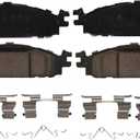 Wagner QS ZD1508 Disc Brake Pad Set, Chamfered Edges for Smooth, Quiet Stops, Fits 20112019 Ford Explorer