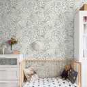 Heroad Green Floral Peel and Stick Wallpaper Boho Contact Paper for Cabinets Drawers 16.1''x393'' Leaf Wall Paper Removable Self Adhesive Wallpaper for Bedroom Bathroom Waterproof Decor Vinyl Roll