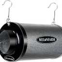 MELONFARM 4 Inch Air Carbon Filter Smelliness Control with Australia Virgin Charcoal, Odor Removal Carbon Filter for Grow Tent, Inline Fan, Hydroponics, Pre-Filter Included, Insulated Flange 4" x 11"